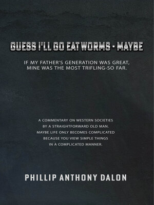 cover image of Guess I'll Go Eat Worms--Maybe